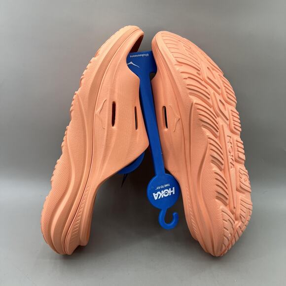 HOKA Ora Recovery Slide 3 Women Size 10 / Men 8 Orange Cushioned Comfort Sandals - Picture 6 of 8
